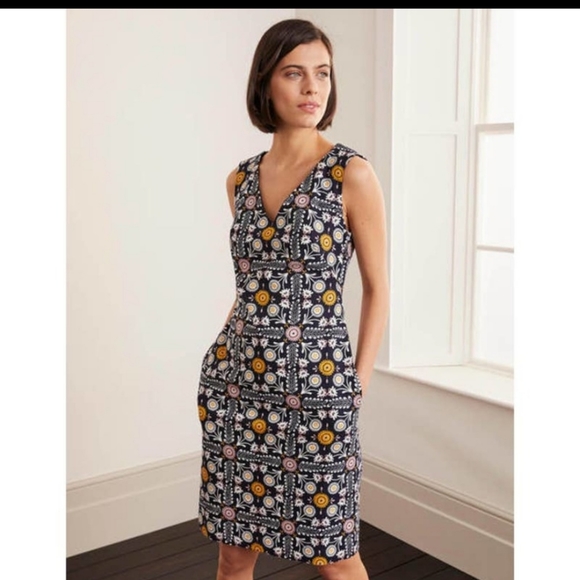 Boden Dresses & Skirts - New BODEN Tatiana Textured Mini Trellis Tile Dress, size 4